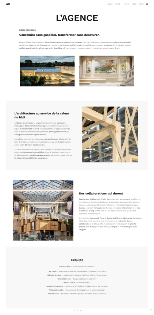 Qwake - Stratégie de communication AR Studio d'Architectures