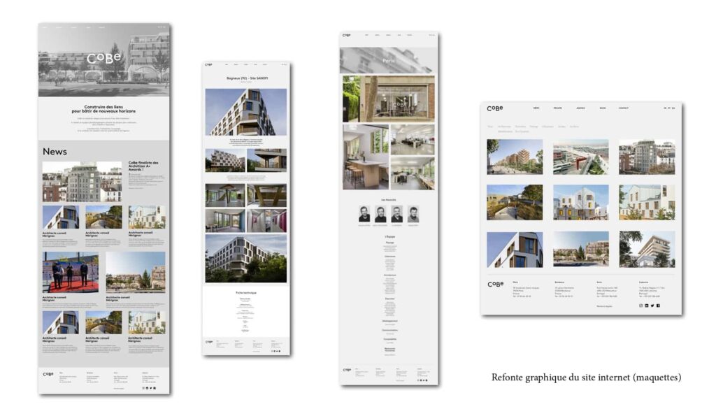 Qwake - Refonte site web agence CoBe